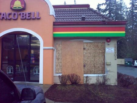 Bothell Taco Bell: New Drive Thru