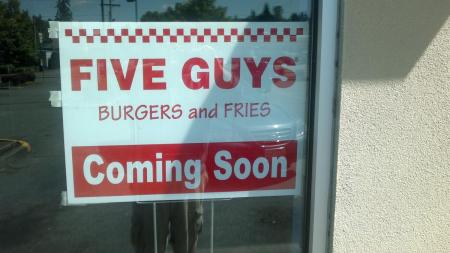 Five Guys Burgers and Fries in Bothell's Canyone Park