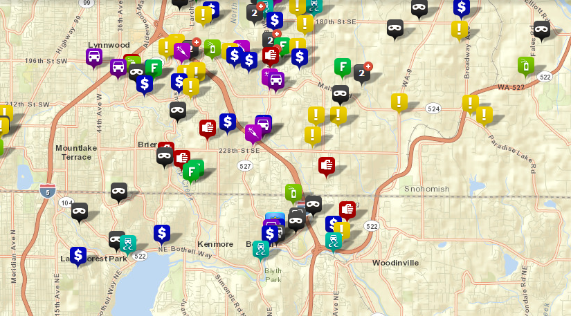 Bothell Crime Map