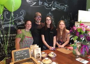 Family picture with the Doll House Baked goods in Bothell