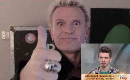 Billy Idol Might Play at Michael's Birthday Party