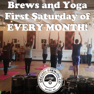 Bothell Event Yoga and Beer at Decibel Brewing