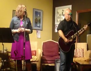 Open mic in Bothell Washington at the Den Coffee Shop