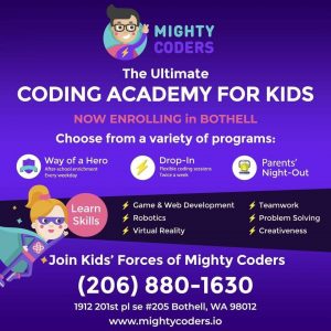 Bothell coding school for kids, Mighty Coders