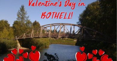 Valentine's Day in Bothell Washington.