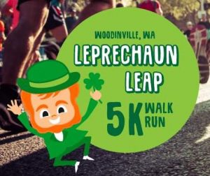 Leprechaun Leap 5k in Woodinville Washington