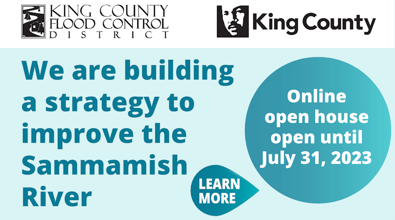 King County Flood Control Sammamish River Online Open House - Bothell - Woodinville - Kenmore