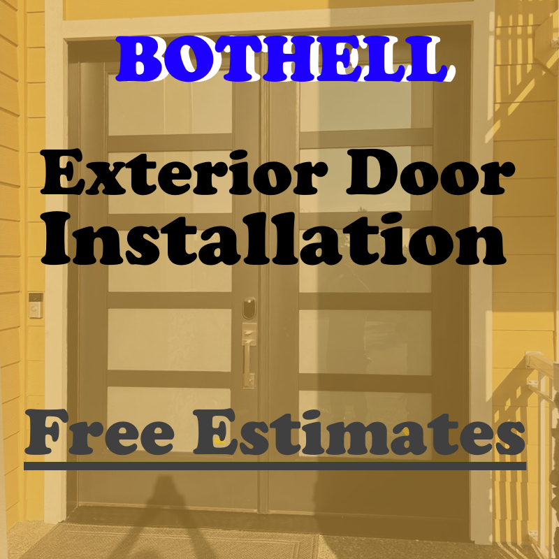 Bothell exterior door installation and service